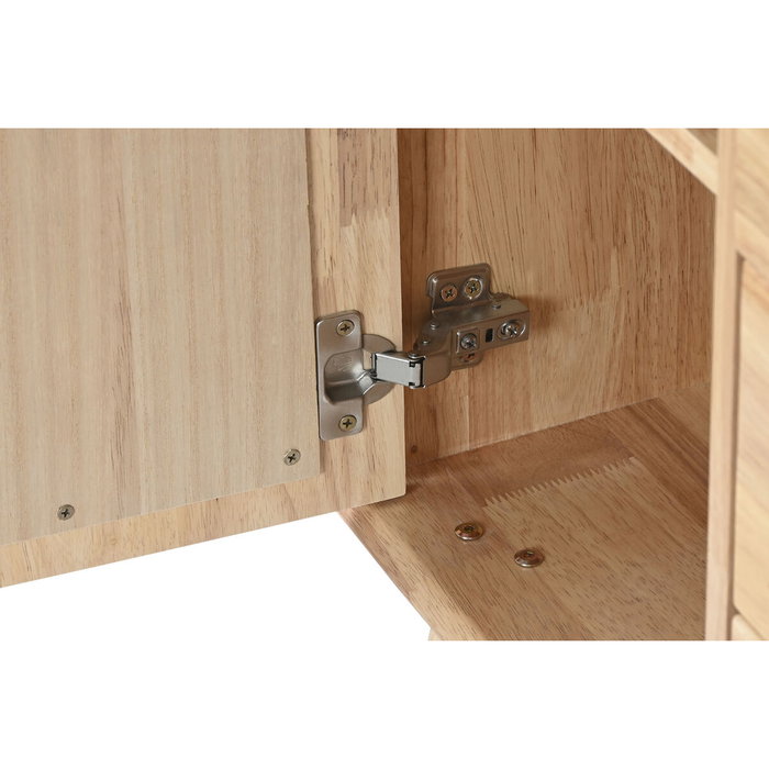 DKD Home Decor Buffet Rubberwood y Ratán Natural DKD Home Decor Buffet Rubberwood y Ratán Natural