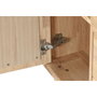 DKD Home Decor Buffet Rubberwood y Ratán Natural