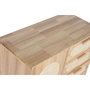 DKD Home Decor Buffet Rubberwood y Ratán Natural