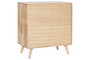 DKD Home Decor Buffet Scandi Rubberwood Ratan Metal Natural 35 x 78 x 73.5 cm