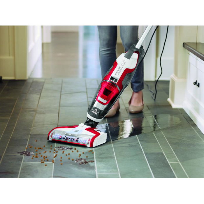 Bissell 22034 Cross Wave 3 en 1 Aspirador Fregador, Color Rojo