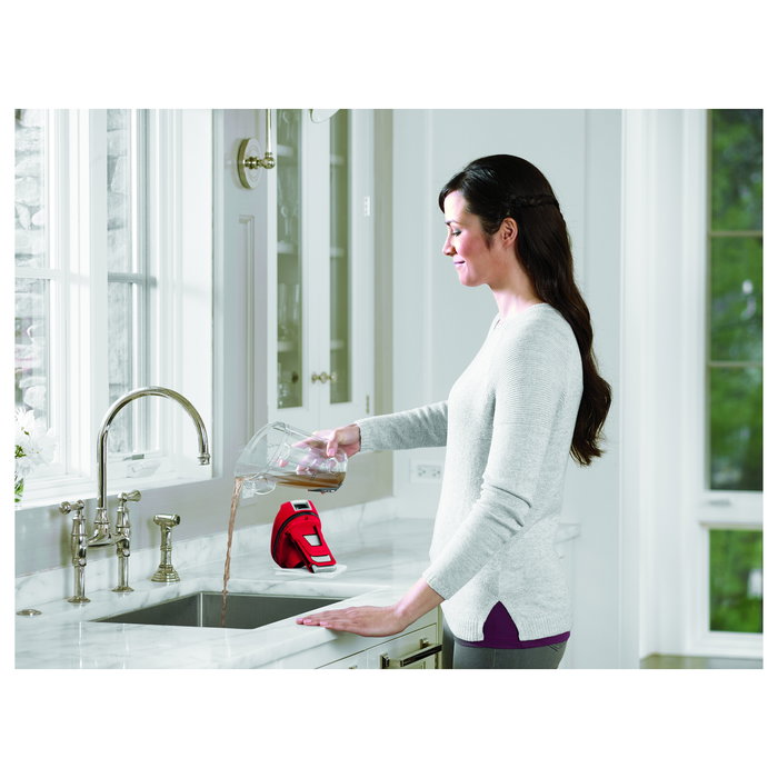 Bissell CrossWave Essential (22034) Aspiradora vertical 3 en 1 sin bolsa para seca y humeda, Tanque de agua 0.82L, Rojo y Blanco
