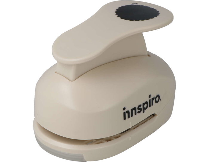 Innspiro Troqueladora de figuras Eva Foam Punch círculo festoneado 50mm Innspiro Troqueladora de figuras Eva Foam Punch círculo festoneado 50mm