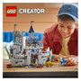 LEGO Creator 3-en-1 Castillo Medieval 31168, Juego de Construcción 1371 Piezas para Niños de 9+ Años