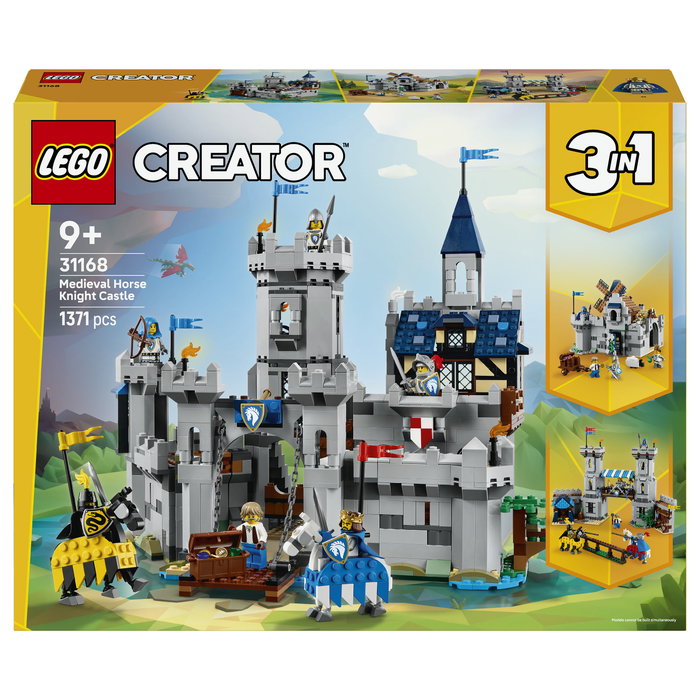 LEGO Creator 31168 Castillo Medieval de los Caballeros del Corcel 3 en 1