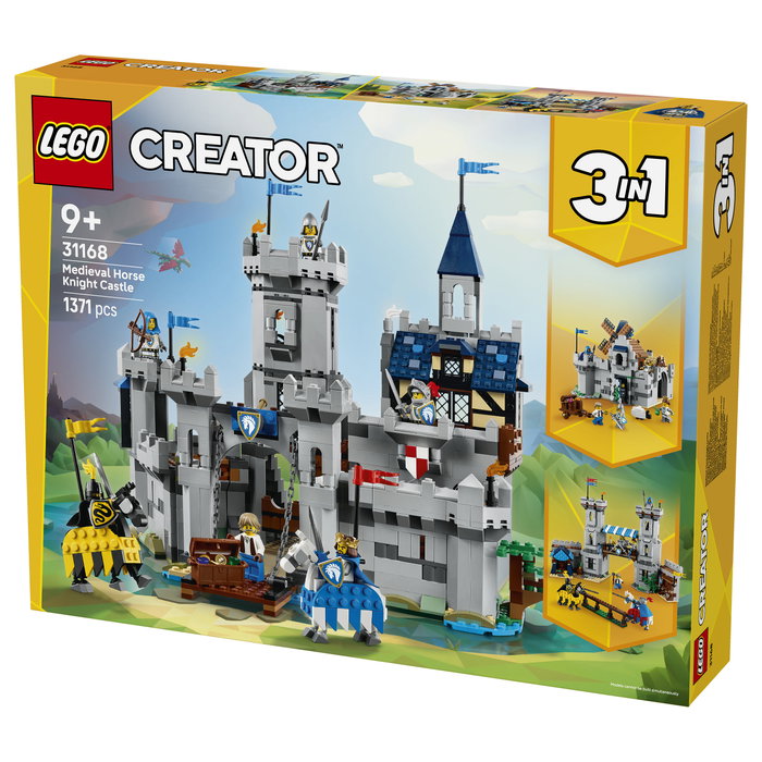 LEGO Creator 31168 Castillo Medieval de los Caballeros del Corcel 3 en 1