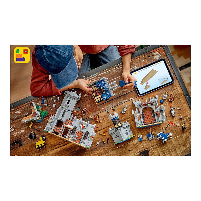 LEGO Creator 3-en-1 Castillo Medieval 31168, Juego de Construcción 1371 Piezas para Niños de 9+ Años LEGO Creator 3-en-1 Castillo Medieval 31168, Juego de Construcción 1371 Piezas para Niños de 9+ Años