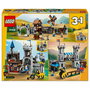 LEGO Creator 3-en-1 Castillo Medieval 31168, Juego de Construcción 1371 Piezas para Niños de 9+ Años