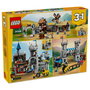 LEGO Creator 3-en-1 Castillo Medieval 31168, Juego de Construcción 1371 Piezas para Niños de 9+ Años