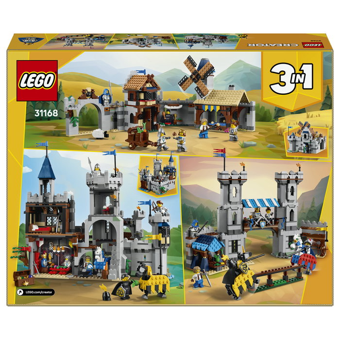 LEGO Creator 31168 Castillo Medieval de los Caballeros del Corcel 3 en 1