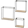 MAX HOME-SET 3 estanterías de pared