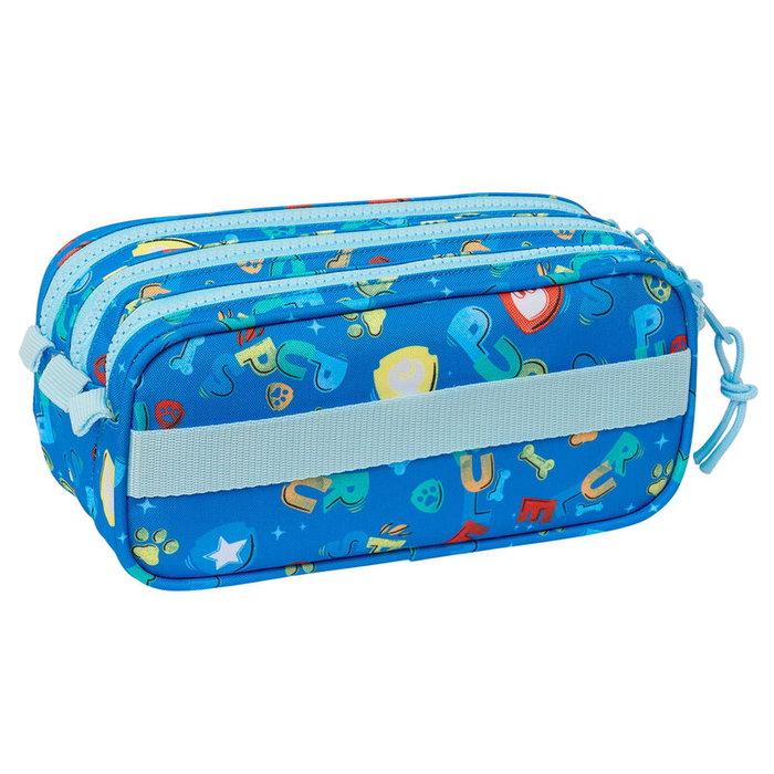 Portatodo Triple The Paw Patrol Pups rule Azul 21,5 x 10 x 8 cm