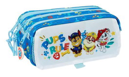 Portatodo Triple The Paw Patrol Pups rule Azul 21,5 x 10 x 8 cm