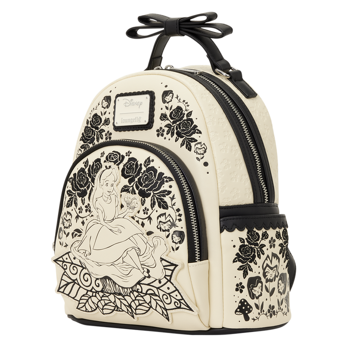LOUNGEFLY Mochila Floral Alicia en el País de las Maravillas Disney