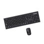 Approx Appmx410 Teclado y mouse inalámbrico 2.4GHz Multimedia 1000 DPI Negro