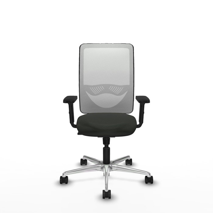 PIQUERAS Y CRESPO Silla de oficina Zulema con mecanismo Sincro, Negro y Blanco PIQUERAS Y CRESPO Silla de oficina Zulema con mecanismo Sincro, Negro y Blanco