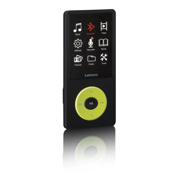 Lenco Xemio-860GN Reproductor MP3/MP4 Verde/Negro