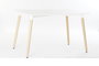 DKD Home Decor Mesa Comedor Shenglong basics Scandi urban Blanco 120 x 80 x 74 cm