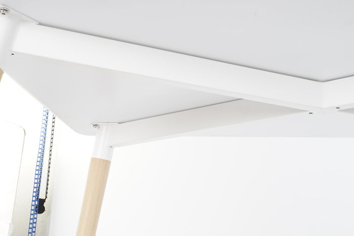 DKD Home Decor Mesa Comedor Shenglong basics Scandi urban Blanco 120 x 80 x 74 cm