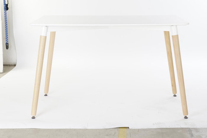 DKD Home Decor Mesa Comedor Shenglong basics Scandi urban Blanco 120 x 80 x 74 cm
