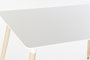 DKD Home Decor Mesa Comedor Shenglong basics Scandi urban Blanco 120 x 80 x 74 cm