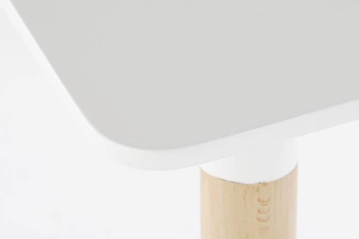 DKD Home Decor Mesa Comedor Shenglong basics Scandi urban Blanco 120 x 80 x 74 cm