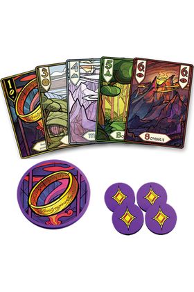 Office Dog La Comunidad del Anillo: El Juego de Bazas - Juego de Mesa Cooperativo (1-4 Jugadores) - ODLO01ES - Colección Río de Oro