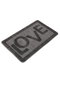 Mijölnir Alfombra de Baño Love Antracita 60 x 100 cm Polipropileno