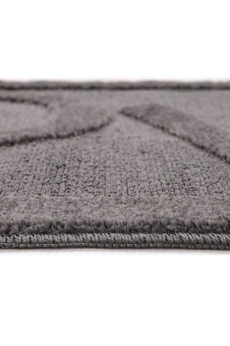 Mijölnir Alfombra de Baño Love Antracita 60 x 100 cm Polipropileno