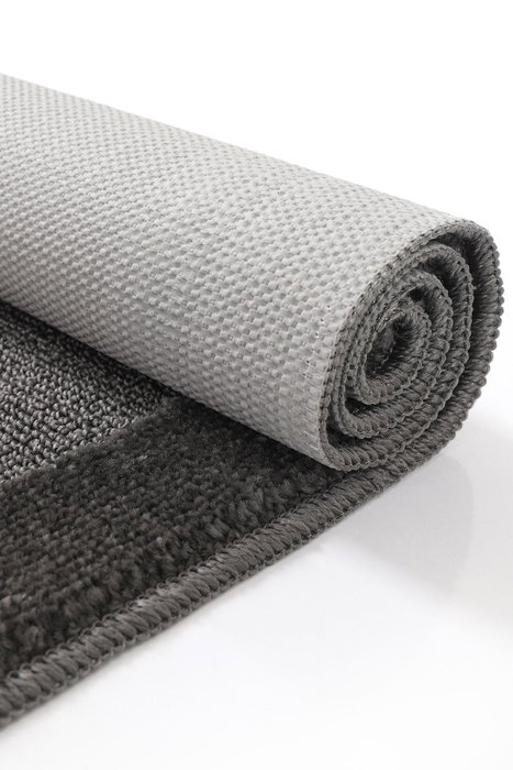 Mijölnir Alfombra de Baño Love Antracita 60 x 100 cm Polipropileno