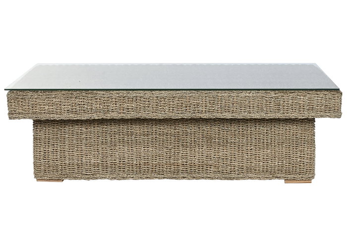 DKD Home Decor Indo 1c25 Sofá Natural 192 x 105 x 63 cm Set 3 Piezas Fibra Teca