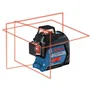 Bosch Professional 0601063S00 Laser Cross GLL 3-80 Lineas Rojas (Version Bateria) Caja Estandar