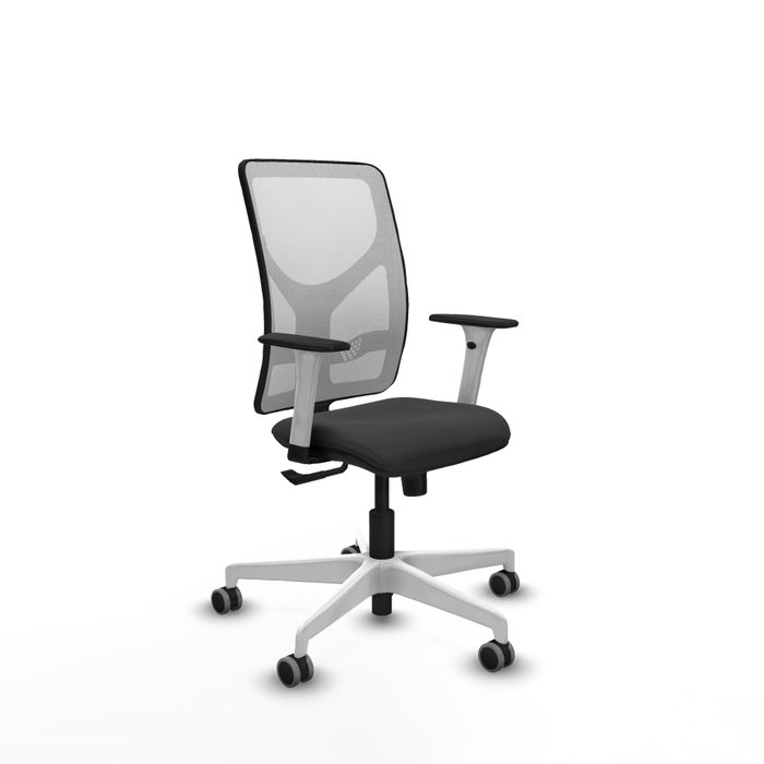 PIQUERAS Y CRESPO Silla de oficina Motilla con mecanismo Sincro, Gris oscuro y Blanco PIQUERAS Y CRESPO Silla de oficina Motilla con mecanismo Sincro, Gris oscuro y Blanco