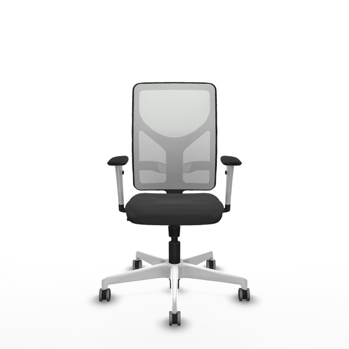 PIQUERAS Y CRESPO Silla de oficina Motilla con mecanismo Sincro, Gris oscuro y Blanco PIQUERAS Y CRESPO Silla de oficina Motilla con mecanismo Sincro, Gris oscuro y Blanco