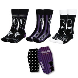 Cerdá Pack de 3 Calcetines Wednesday Talla 36-43