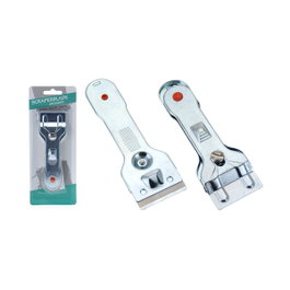 Rascador de metal para vitrocerámica 14 cm cromado