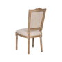 Ixia Silla de Salón Madera y Ratán Natural-Blanco