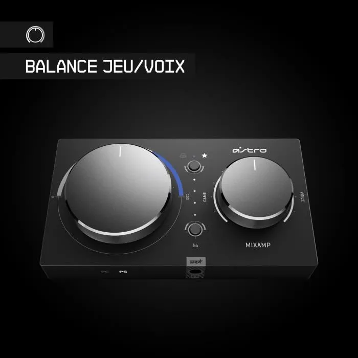 ASTRO A40 TR + MixAmp Pro 939-001661 Auriculares para juegos Jack de 3,5 mm, USB con cable para colocar sobre la oreja - Negro y azul