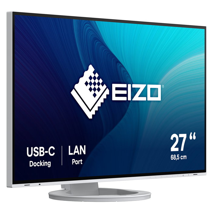 EIZO FlexScan EV2795-WT Monitor 68.6 cm (27") Quad HD (2560x1440) IPS, HDMI, DisplayPort, USB-C, Blanco EIZO FlexScan EV2795-WT Monitor 68.6 cm (27") Quad HD (2560x1440) IPS, HDMI, DisplayPort, USB-C, Blanco