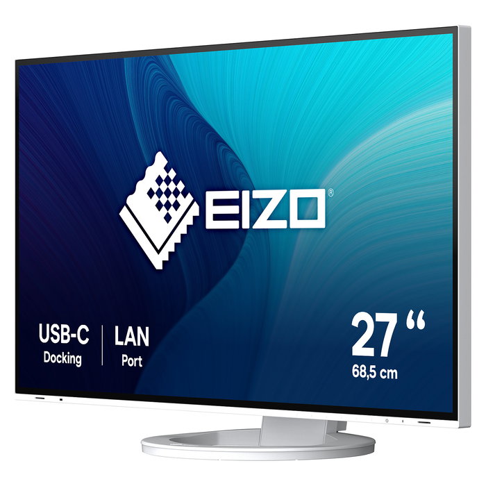 EIZO FlexScan EV2795-WT Monitor 68.6 cm (27") Quad HD (2560x1440) IPS, HDMI, DisplayPort, USB-C, Blanco EIZO FlexScan EV2795-WT Monitor 68.6 cm (27") Quad HD (2560x1440) IPS, HDMI, DisplayPort, USB-C, Blanco