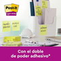 Post-It R330-SSCY-VP20 Blocs Adhesivos Super Sticky 76x76mm Amarillo 18+6 Bloques 90 Hojas