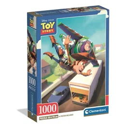 Clementoni CLE8005125375172 Rompecabezas Compacto 1000 Piezas Toy Story