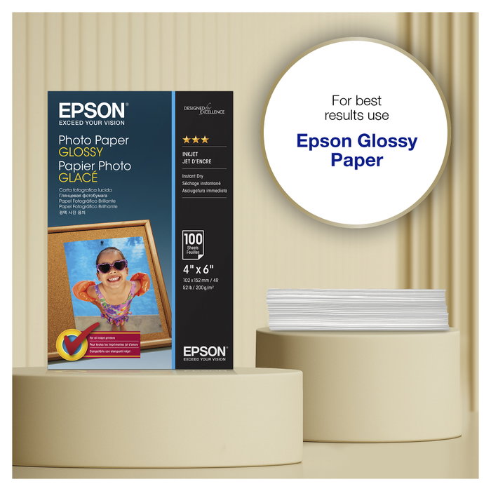 Epson Photo Paper Glossy 10x15cm 100 hojas Epson Photo Paper Glossy 10x15cm 100 hojas