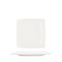 Summa Noubon Quat Set de 6 Platos Llanos Cuadrados Marfil 21x21 cm