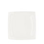 Summa Noubon Quat Set de 6 Platos Llanos Cuadrados Marfil 21x21 cm