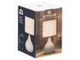 GIFTDECOR Lámpara Sobremesa Abombado Gris 13 x 20 x 13 cm (Set de 12)