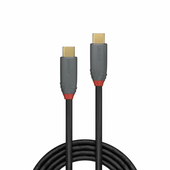 Lindy Cable USB 3.2 Gen 2 (3.1 Gen 2) USB C a USB C de 2 m, Negro Lindy Cable USB 3.2 Gen 2 (3.1 Gen 2) USB C a USB C de 2 m, Negro