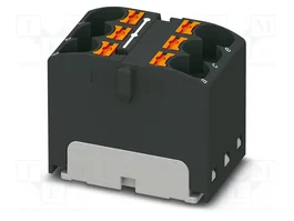 PHOENIX CONTACT PTFIX 6X4 BK Conector de Carril 32A 450V