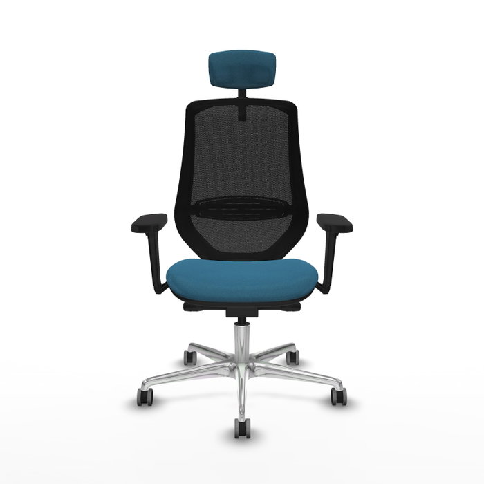PIQUERAS Y CRESPO Silla de oficina Mardos, Verde petróleo/Negro, Brazos 3D, Cabecero 2D, Mecanismo Sincro/Traslack PIQUERAS Y CRESPO Silla de oficina Mardos, Verde petróleo/Negro, Brazos 3D, Cabecero 2D, Mecanismo Sincro/Traslack