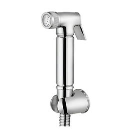 Verhal Conjunto Sanitario Latón Acero Inoxidable Flexo 1,2M Soporte Zinc Acabado Inox